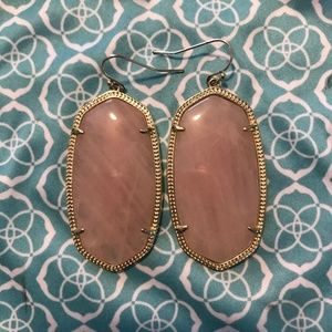 Kendra Scott Danielle Gold in Rose Quartz